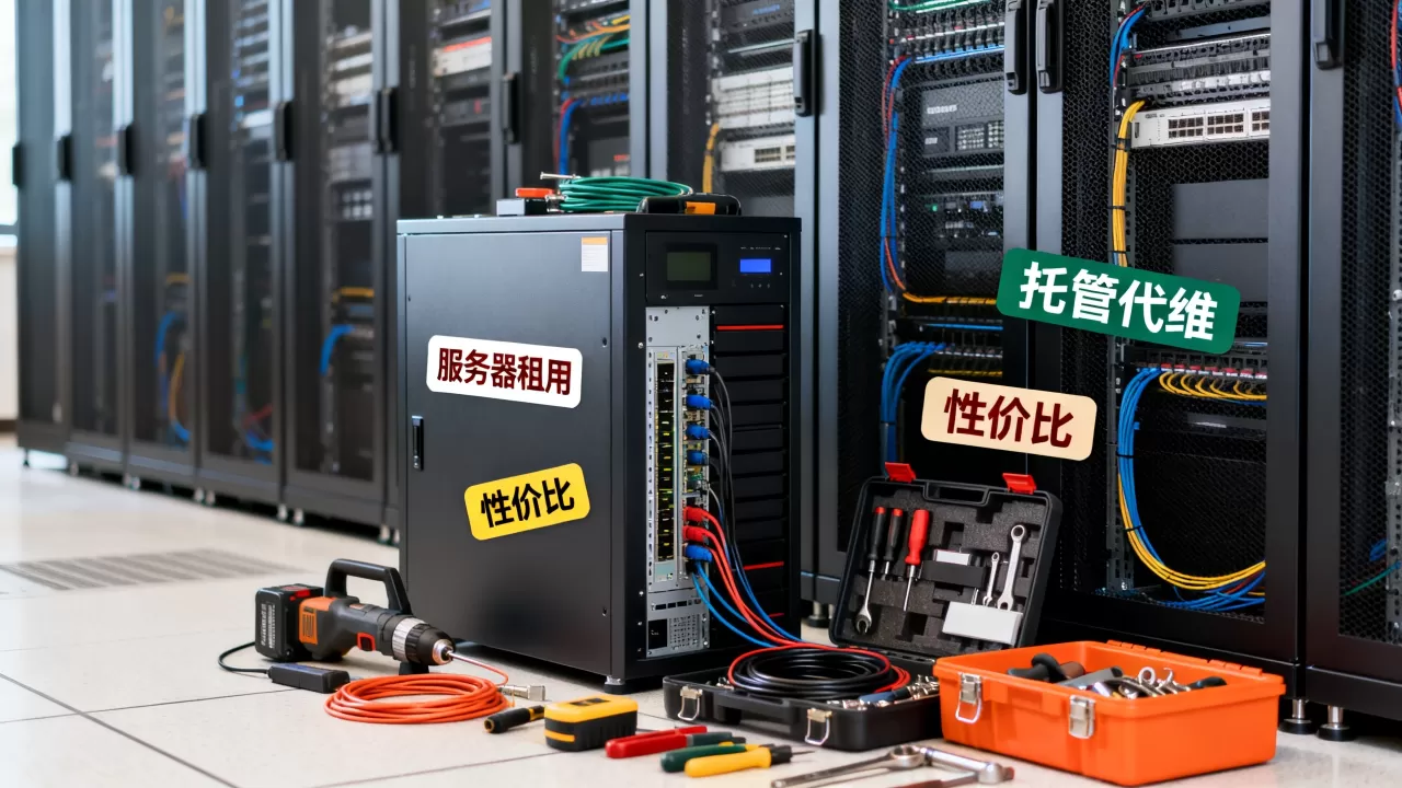 上海服务器租用和托管代维怎么选,哪个性价比更高更省心? 上海服务器租用和托管代维怎么选,哪个性价比更高更省心?