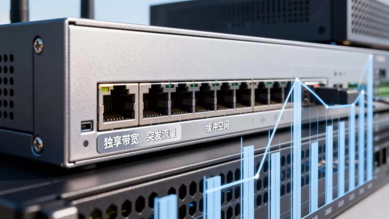 珠海独享带宽租用遇到突发流量有没有缓冲空间要问清