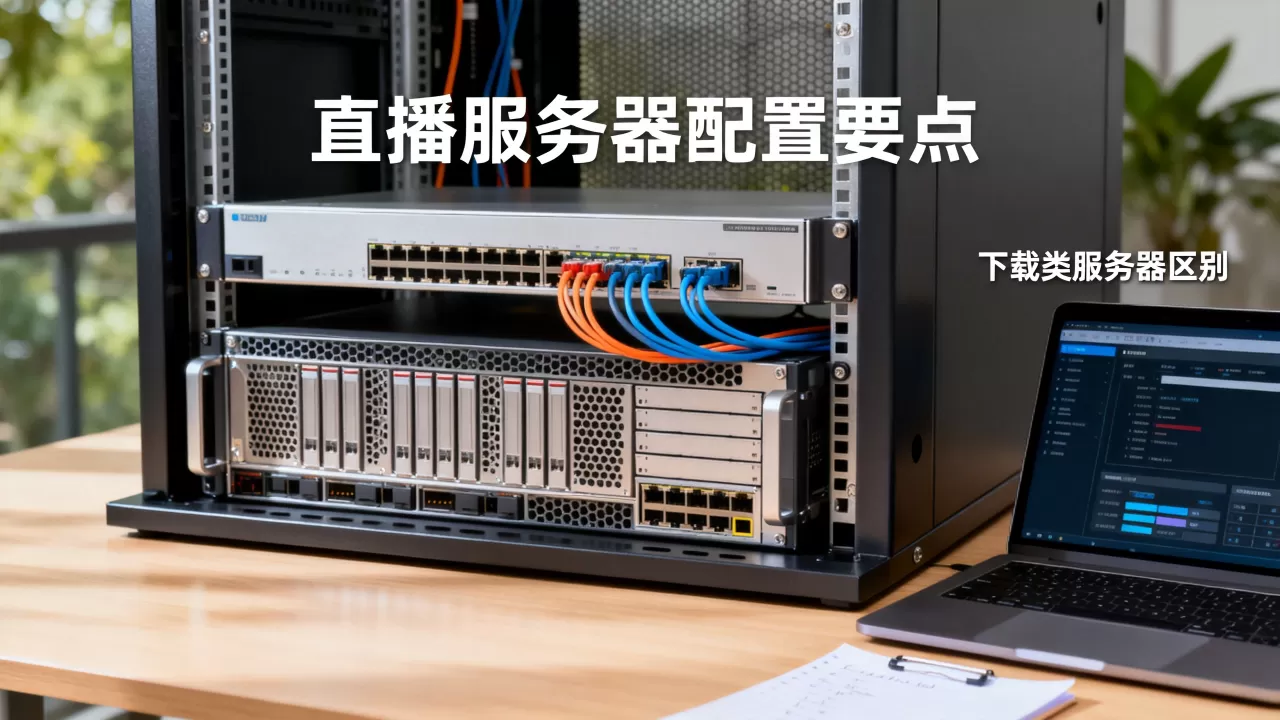 佛山直播大带宽服务器怎么配置？和下载类区别在哪？