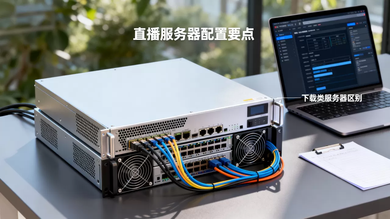 佛山直播大带宽服务器怎么配置？和下载类区别在哪？