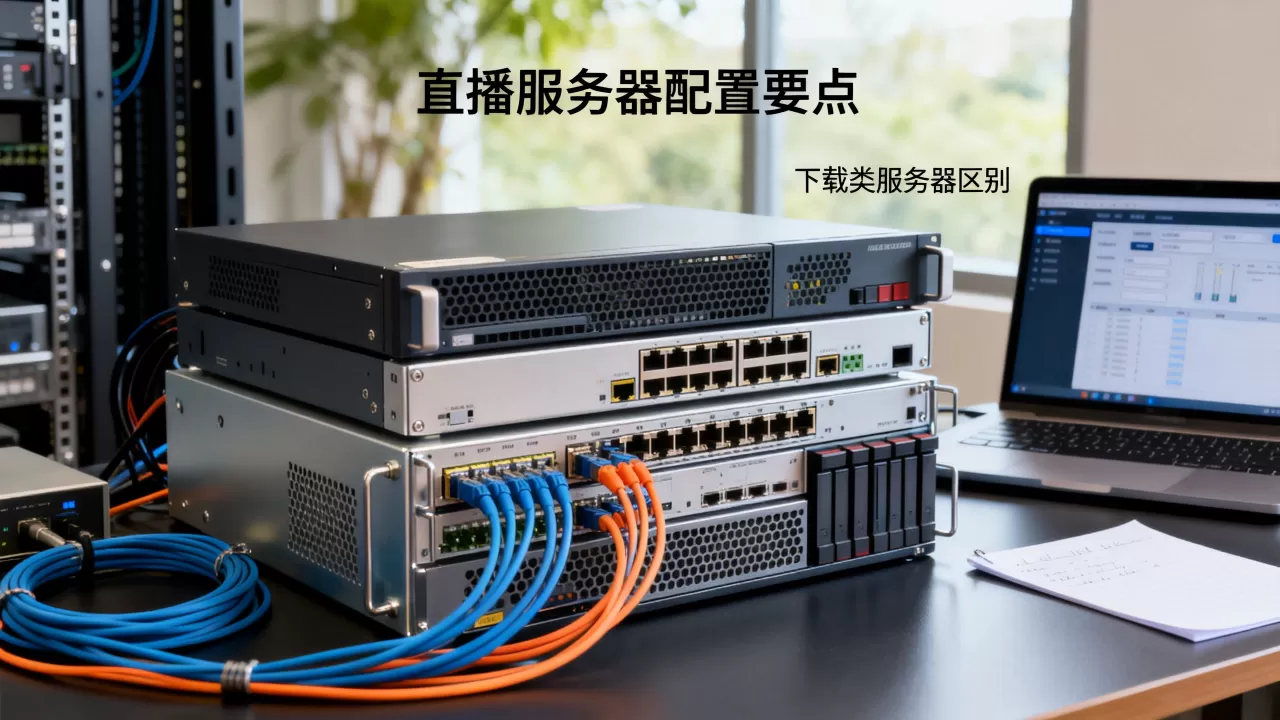 佛山直播大带宽服务器怎么配置？和下载类区别在哪？