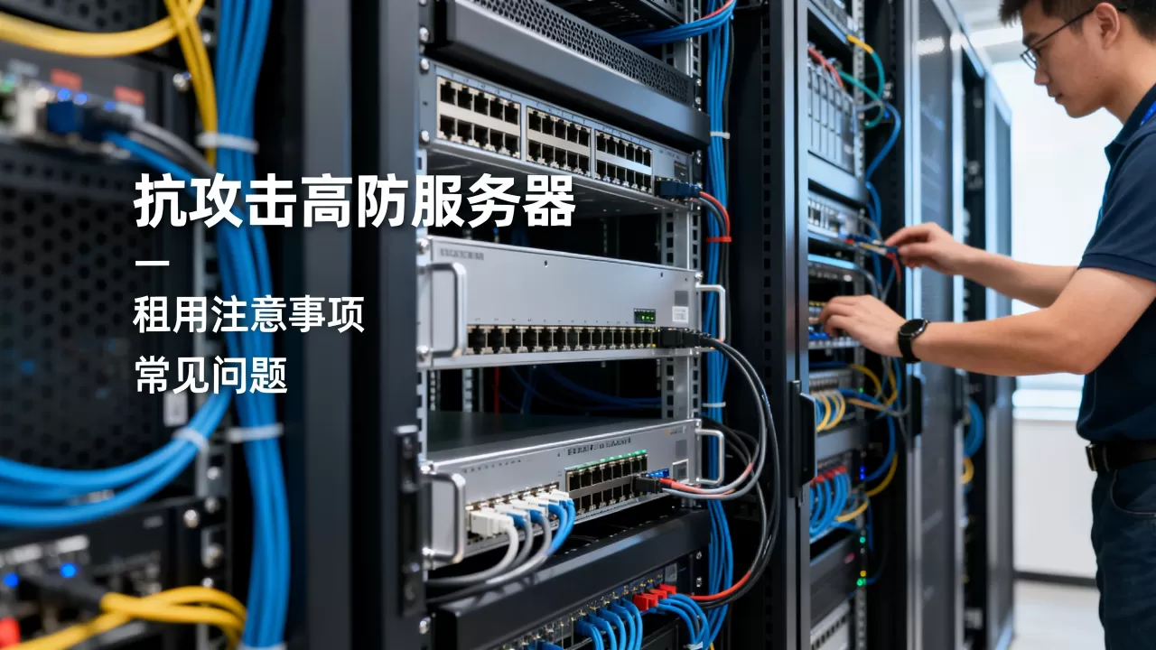 杭州租用抗攻击高防服务器要注意什么？高防服务器租用常见问题