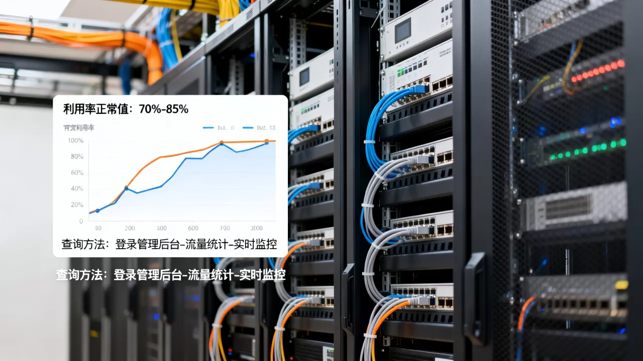 广东大带宽租用的利用率多少算正常值,怎么查询? 广东大带宽租用的利用率多少算正常值,怎么查询?