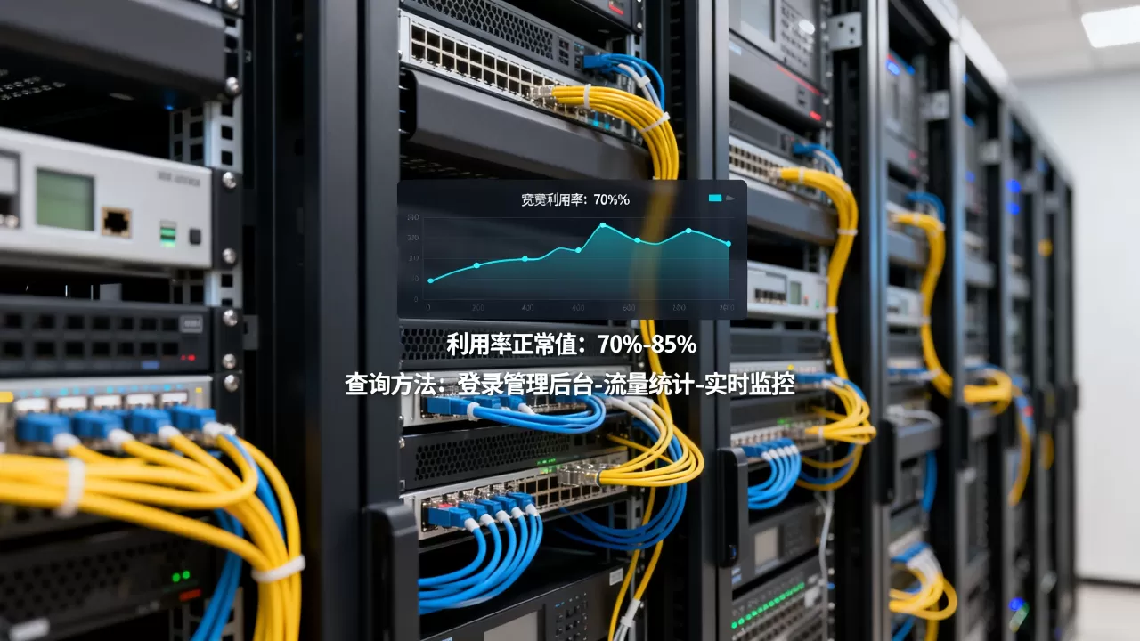 广东大带宽租用的利用率多少算正常值,怎么查询? 广东大带宽租用的利用率多少算正常值,怎么查询?