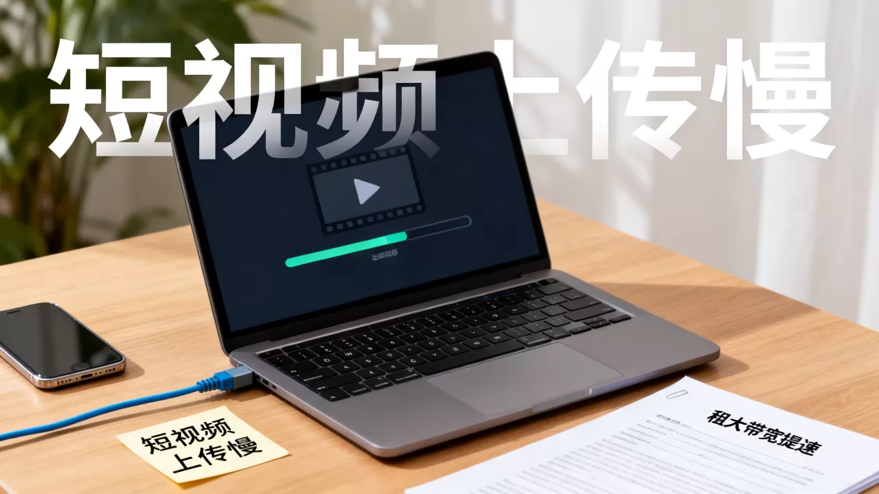 深圳短视频上传慢，租大带宽能提速吗，怎么办？