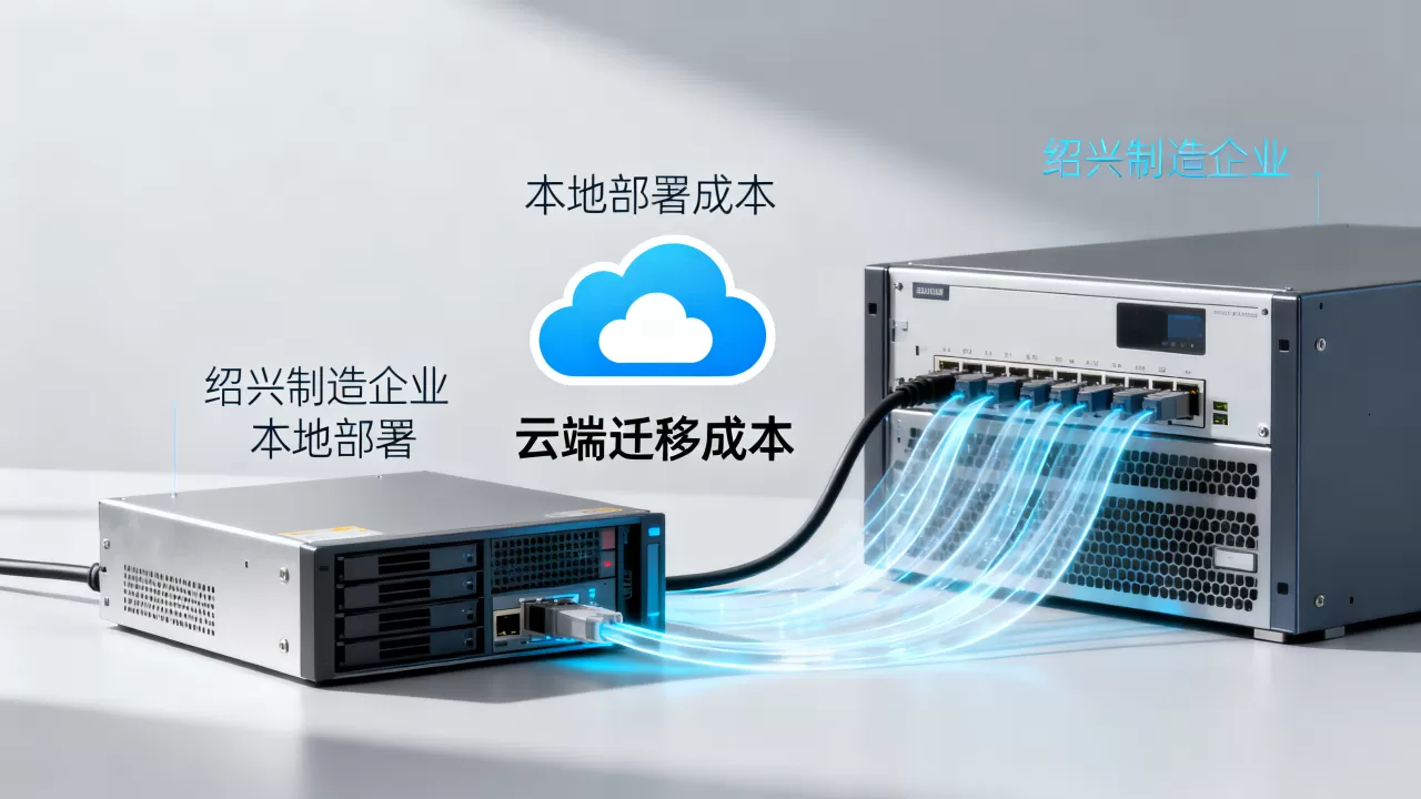 绍兴制造企业本地部署和上云的费用账怎么算?云端迁移成本对比, 绍兴制造企业本地部署和上云的费用账怎么算?云端迁移成本对比,