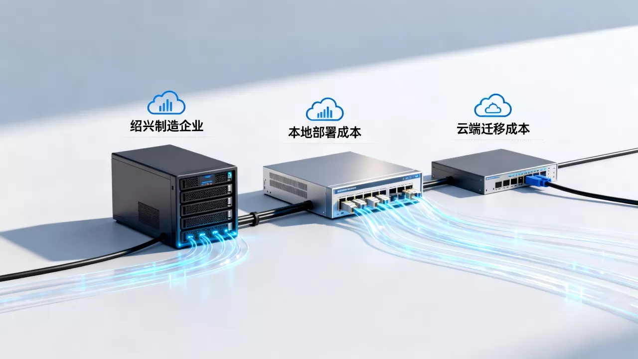 绍兴制造企业本地部署和上云的费用账怎么算?云端迁移成本对比, 绍兴制造企业本地部署和上云的费用账怎么算?云端迁移成本对比,