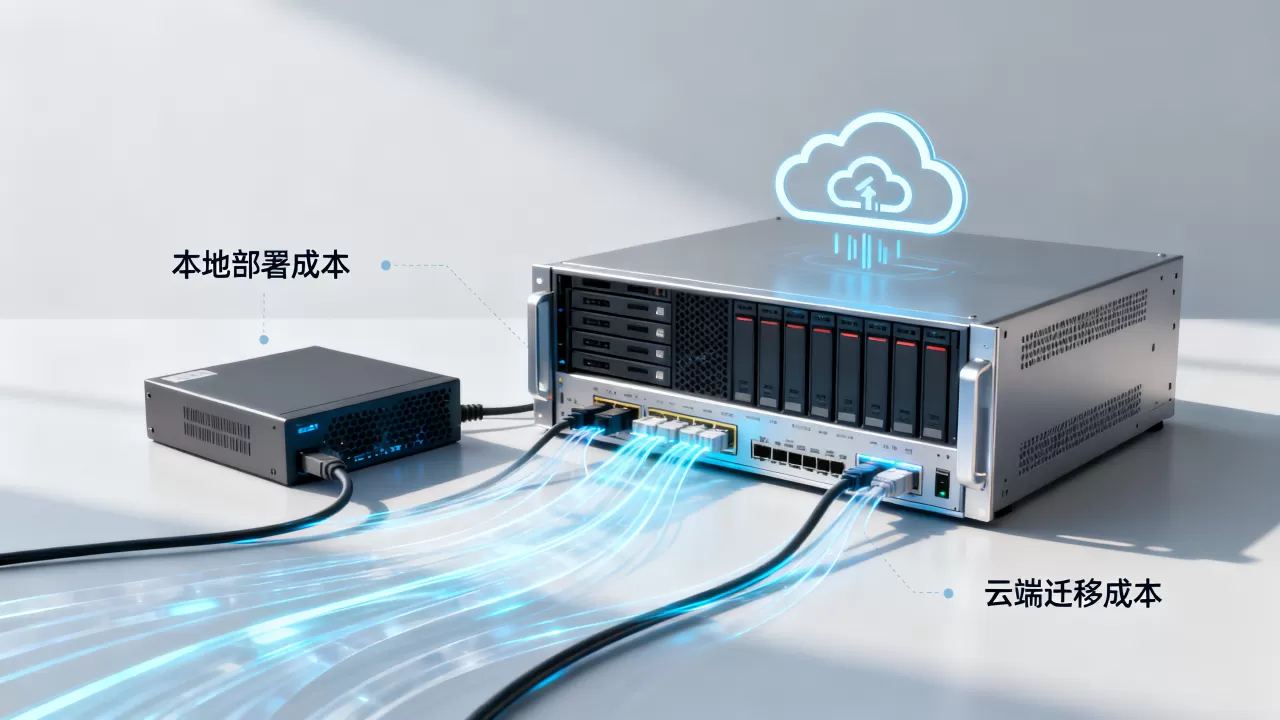 绍兴制造企业本地部署和上云的费用账怎么算?云端迁移成本对比, 绍兴制造企业本地部署和上云的费用账怎么算?云端迁移成本对比,