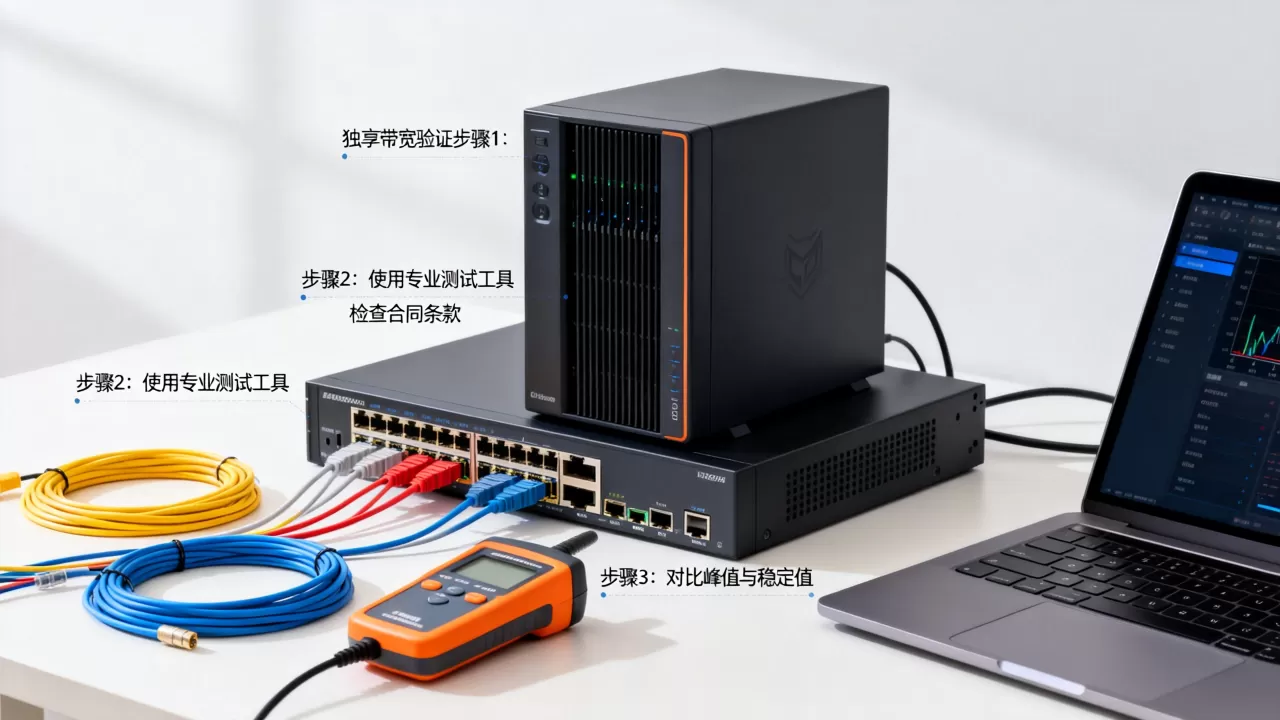 北京大带宽租用时要怎么确认带宽是不是独享的，独享带宽如何验证？