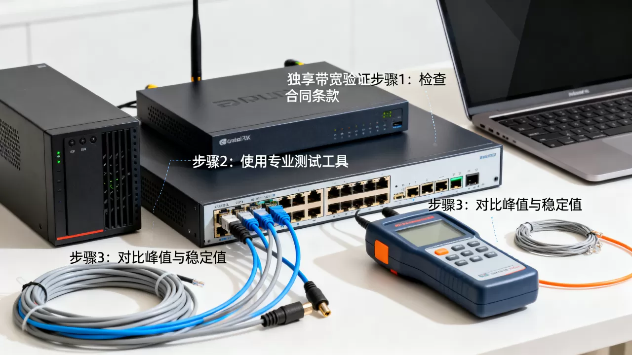 北京大带宽租用时要怎么确认带宽是不是独享的，独享带宽如何验证？