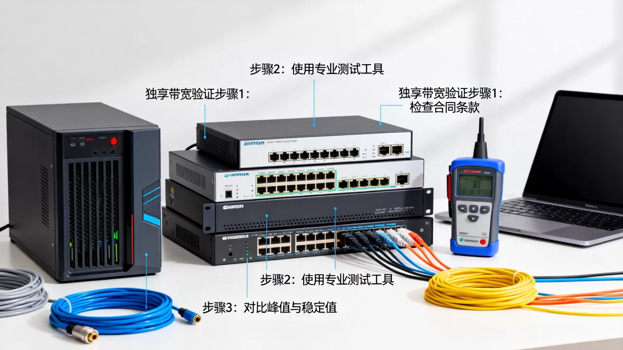 北京大带宽租用时要怎么确认带宽是不是独享的，独享带宽如何验证？