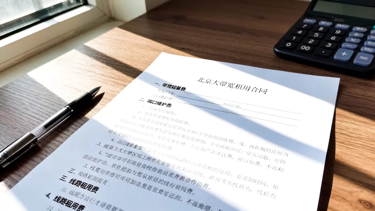北京大带宽租用合同里哪些收费项目容易被忽略，大带宽租用有哪些坑？