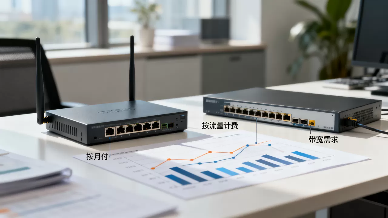 北京大带宽租用按月付和按流量计费怎么选，哪个更划算