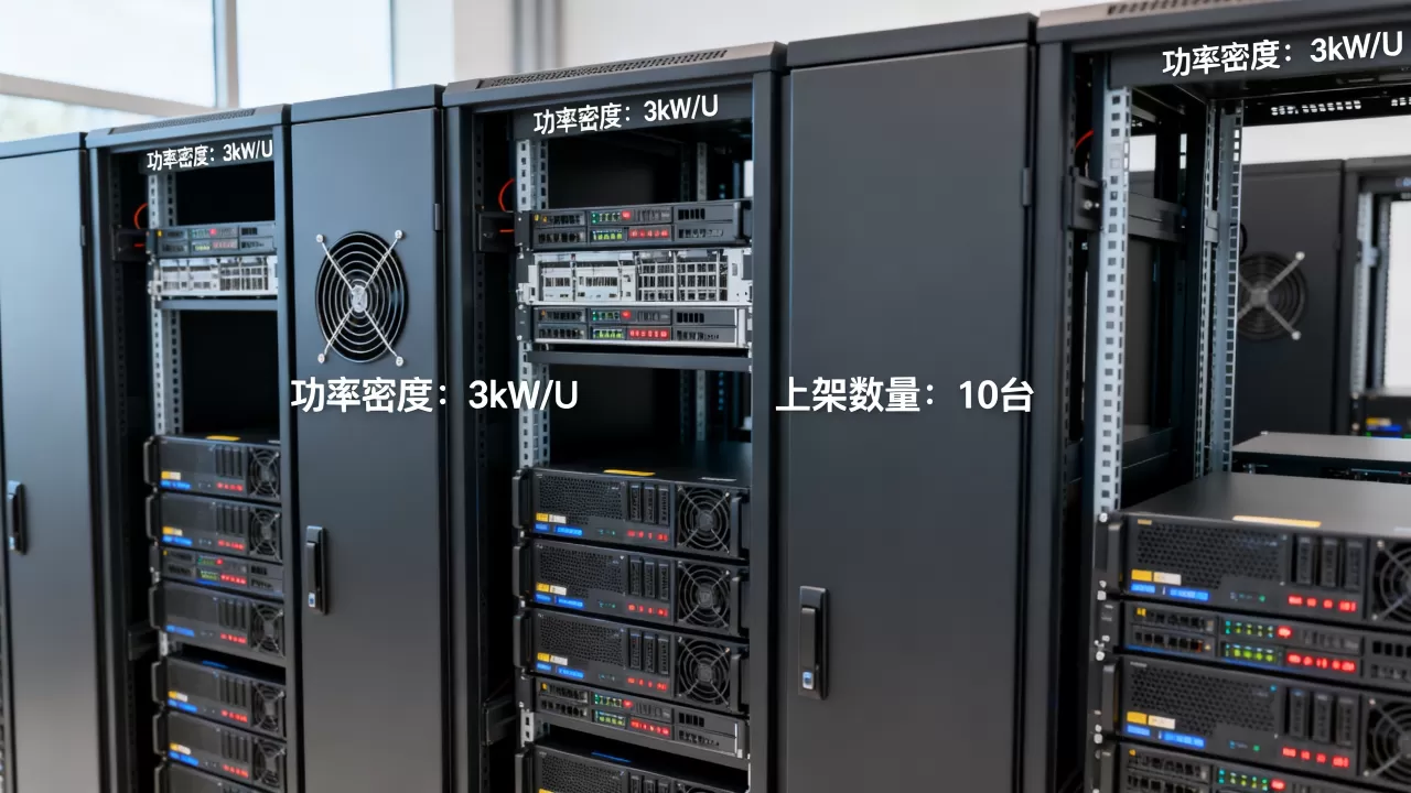 北京机柜功率密度与上架数量有什么关系？能上多少台服务器？