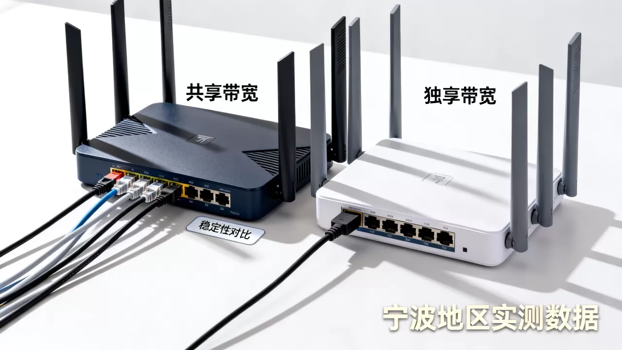 宁波共享带宽和独享带宽到底怎么选，哪个更稳定？