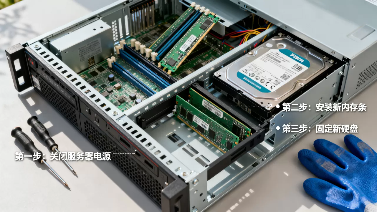北京物理服务器扩容内存与硬盘的操作流程怎么走，服务器内存硬盘升级步骤详解