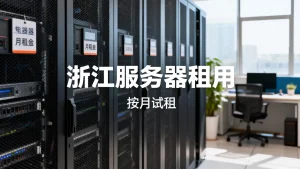 浙江服务器租用支持先按月试吗，按月租用服务器多少钱