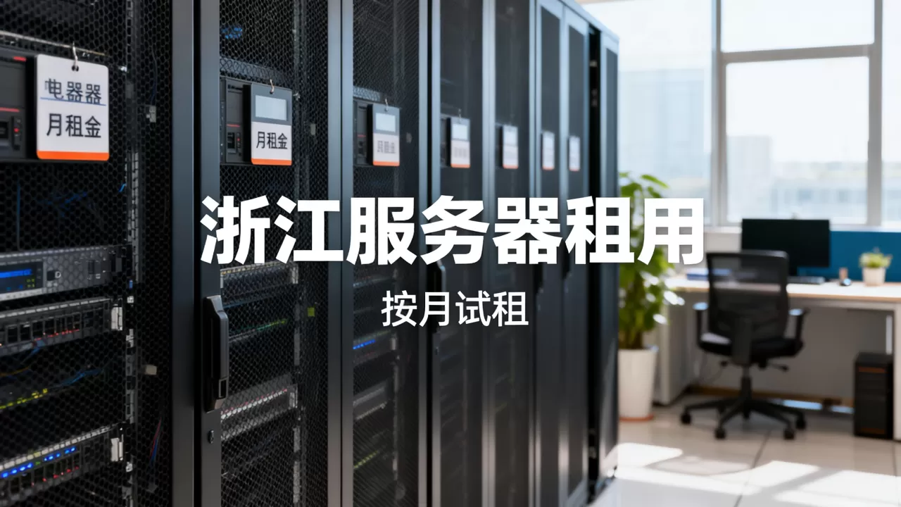 浙江服务器租用支持先按月试吗，按月租用服务器多少钱