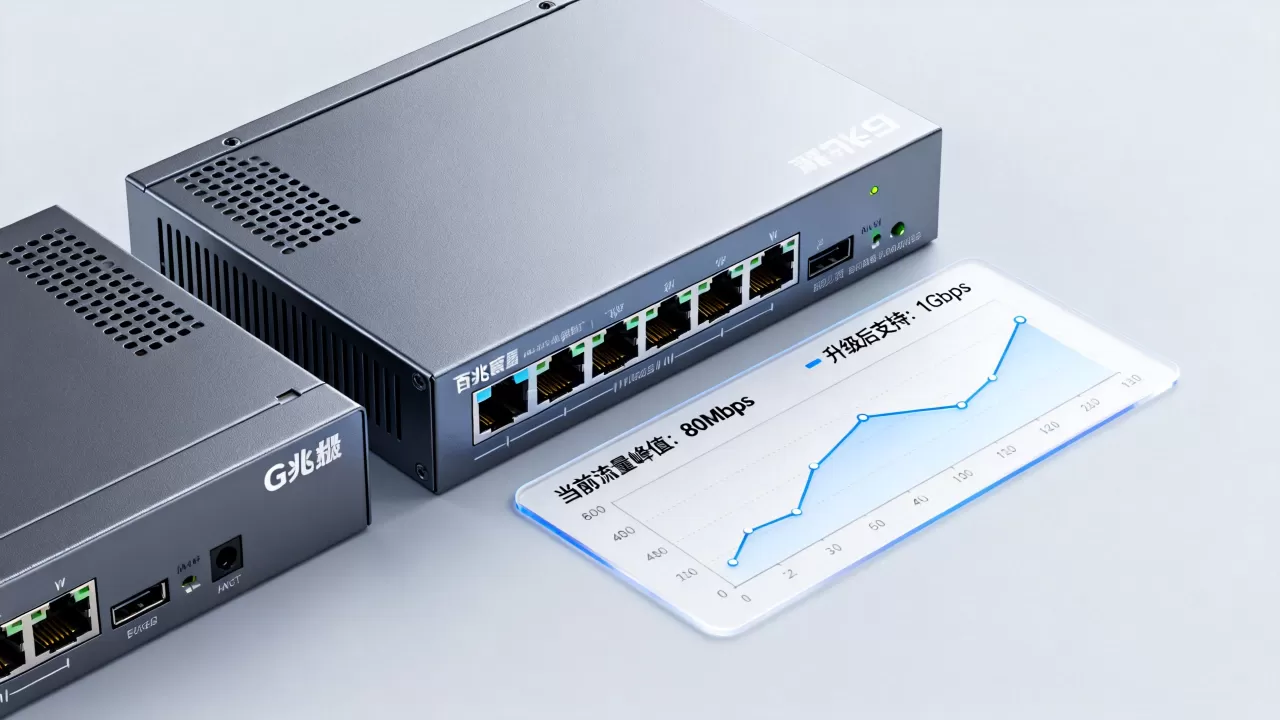 业务从百兆升级到G口的时机怎么把握，什么时候升级千兆最合适