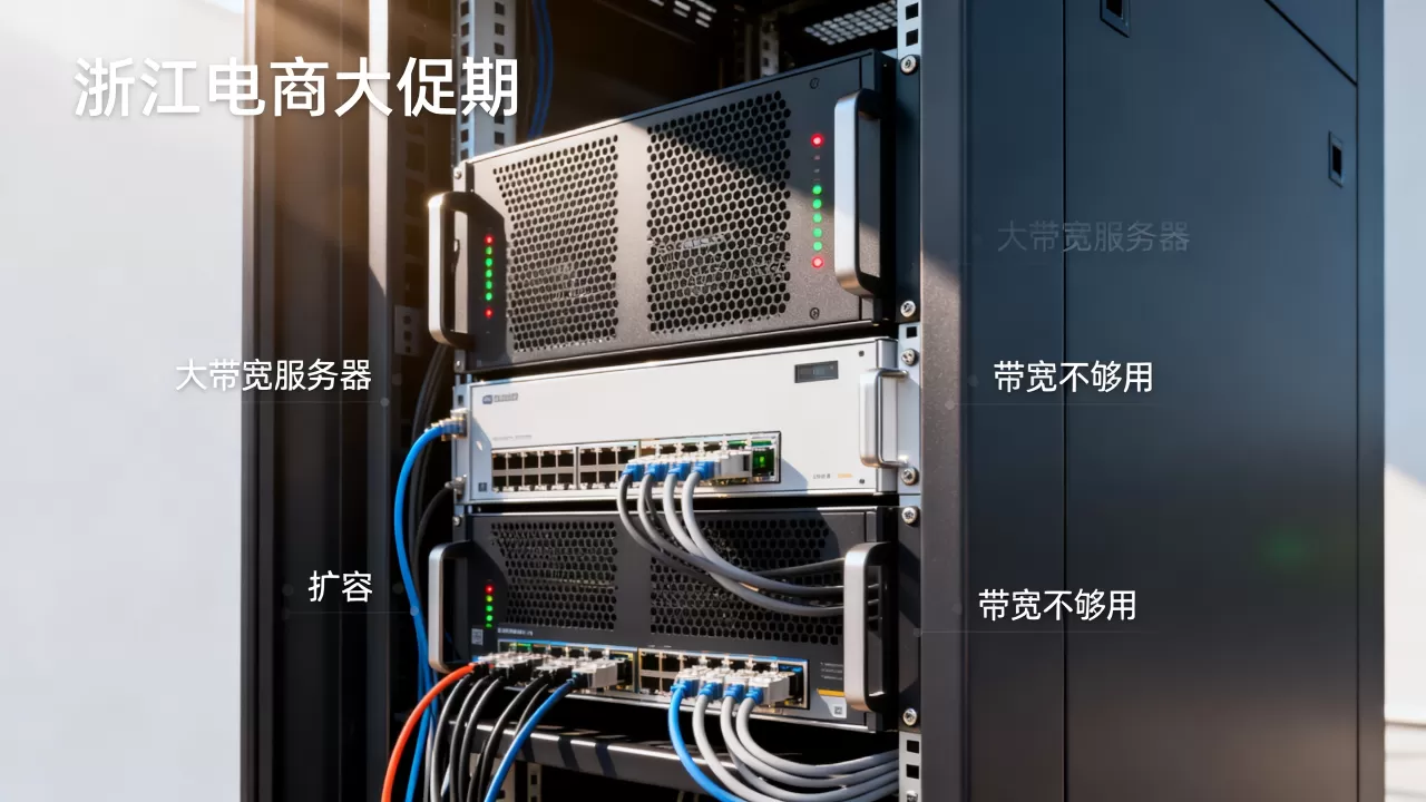 浙江电商大促期大带宽服务器怎么扩容,带宽不够用怎么办? 浙江电商大促期大带宽服务器怎么扩容,带宽不够用怎么办?
