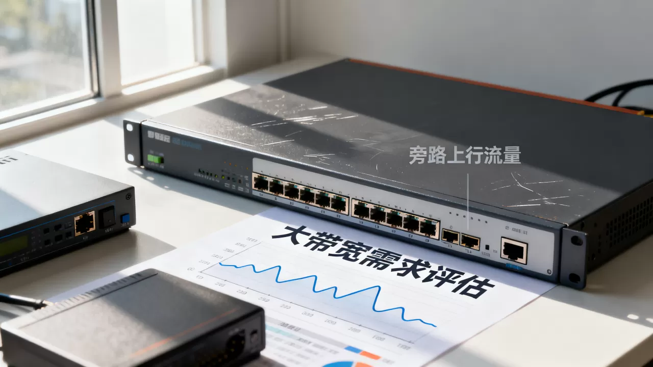 大带宽需求评估里常被漏掉的旁路上行流量是什么？，旁路上行流量如何计算