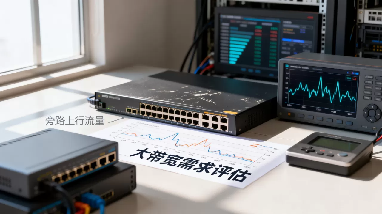 大带宽需求评估里常被漏掉的旁路上行流量是什么？，旁路上行流量如何计算