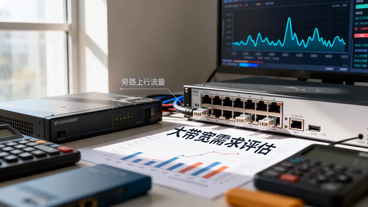 大带宽需求评估里常被漏掉的旁路上行流量是什么？，旁路上行流量如何计算