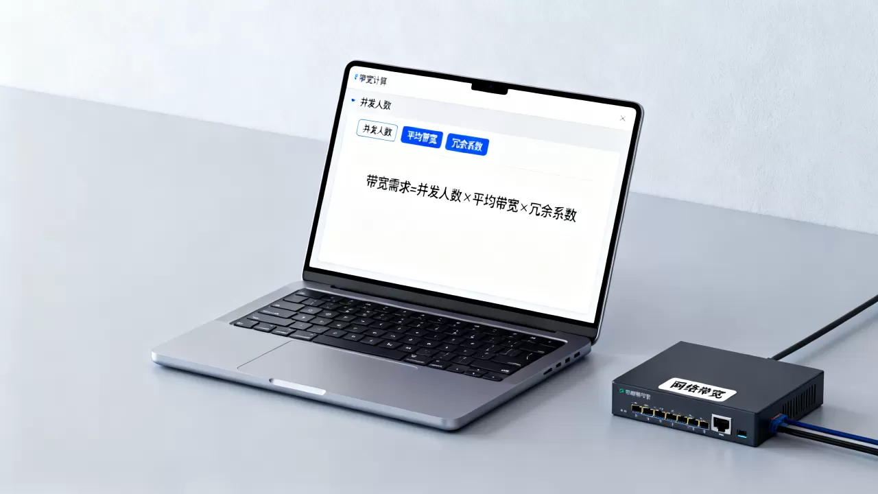 按并发人数推算业务到底需要多少带宽？并发人数与带宽需求怎么计算，