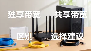 浙江独享带宽和共享带宽的区别是什么，怎么选？