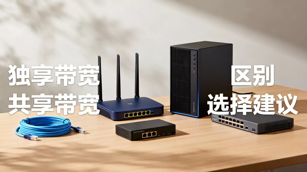 浙江独享带宽和共享带宽的区别是什么，怎么选？