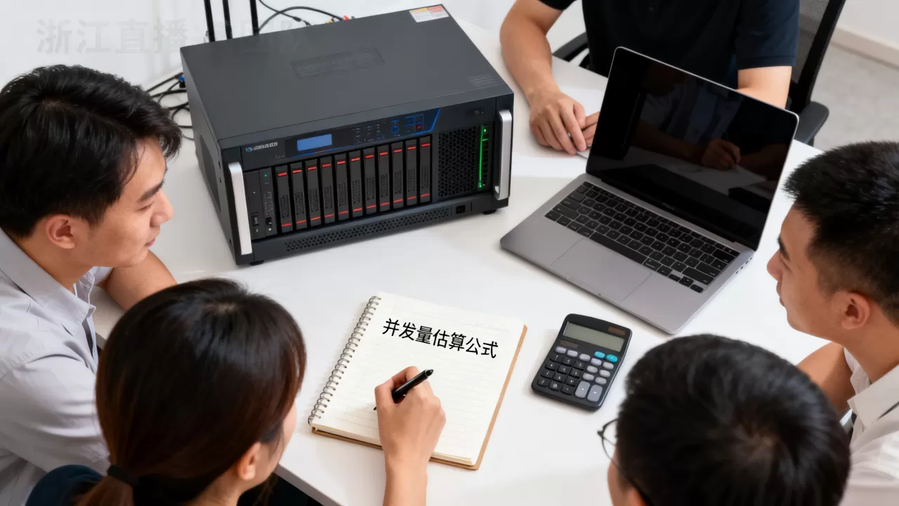 浙江直播团队租独立服务器前先算并发，如何估算并发量？