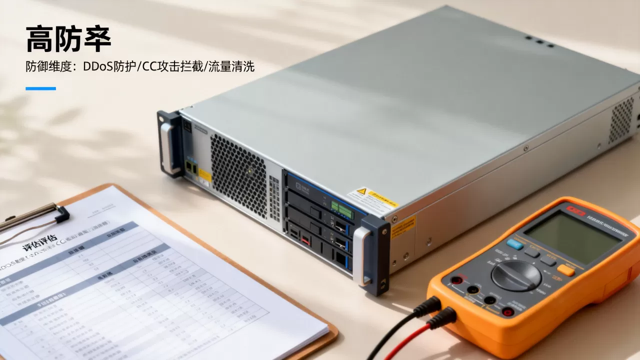 徐州企业如何评估高防服务器防御能力？防御维度有哪些？