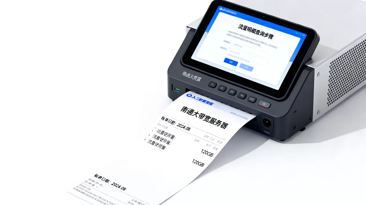 南通大带宽服务器按流量计费，账单怎么看，流量明细如何查询？