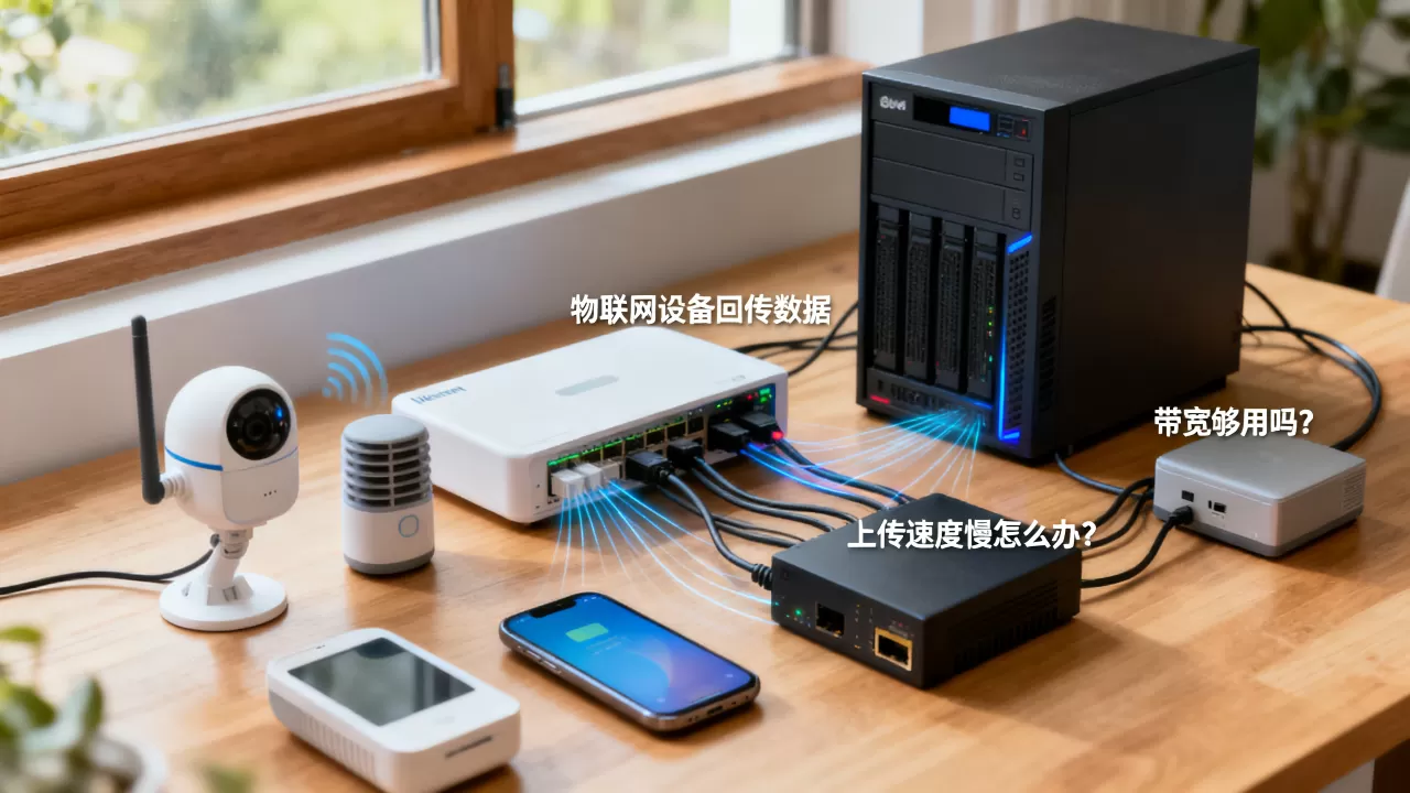 无锡大带宽服务器租用后物联网设备回传数据带宽够不够用，上传速度慢怎么办？