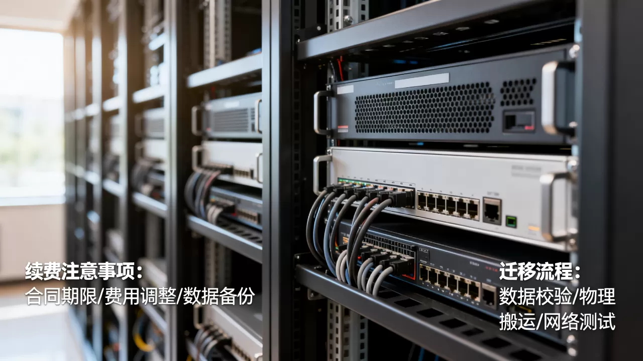 合肥服务器租用续费要注意什么？迁移事项有哪些？
