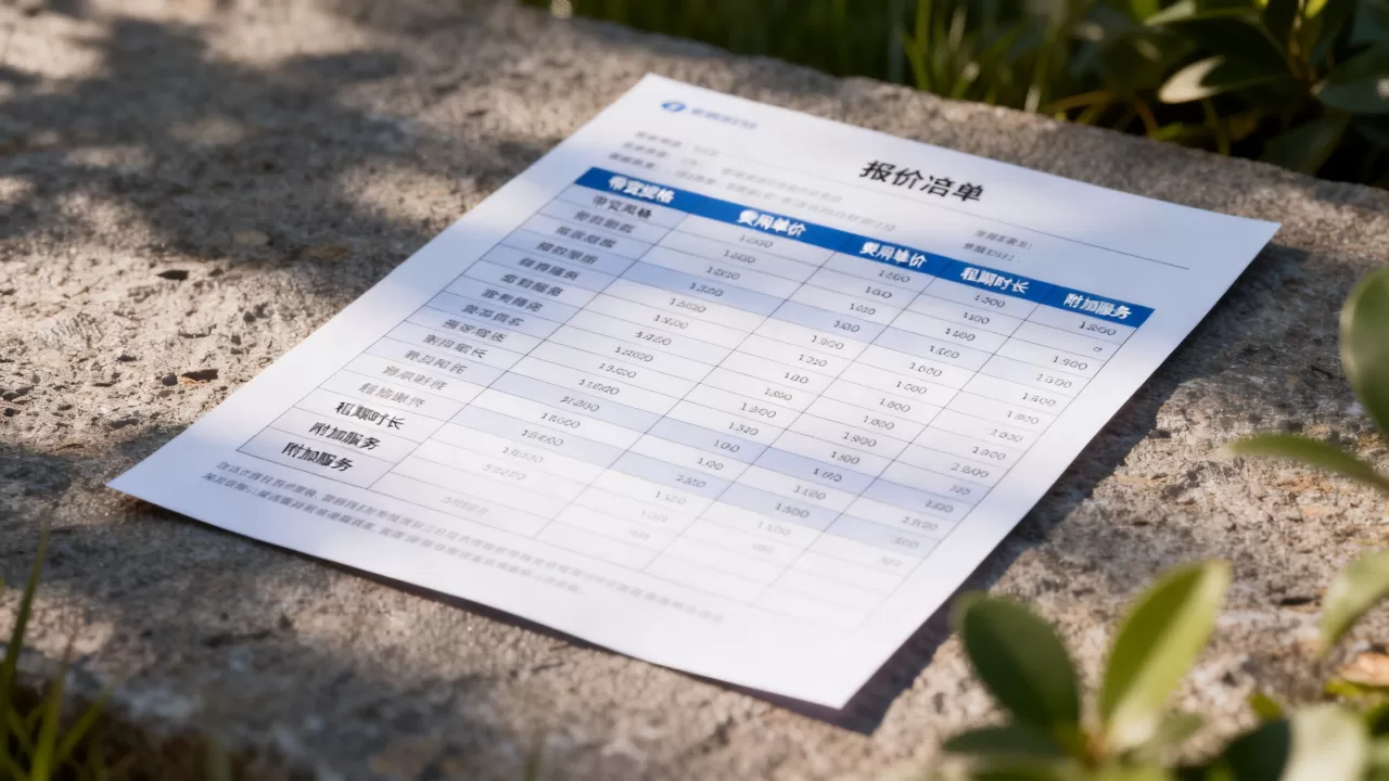 合肥大带宽租用报价单要看懂哪几项