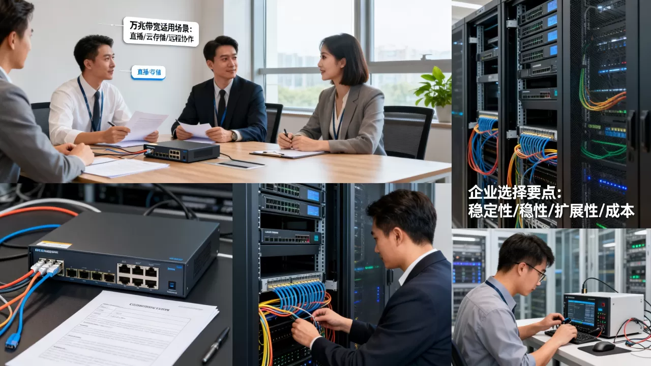 合肥万兆带宽租用一般用在哪些场景,企业如何选择? 合肥万兆带宽租用一般用在哪些场景,企业如何选择?