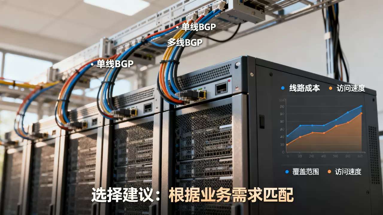 贵阳单线与多线BGP服务器租用为什么有价差，该如何选择更划算