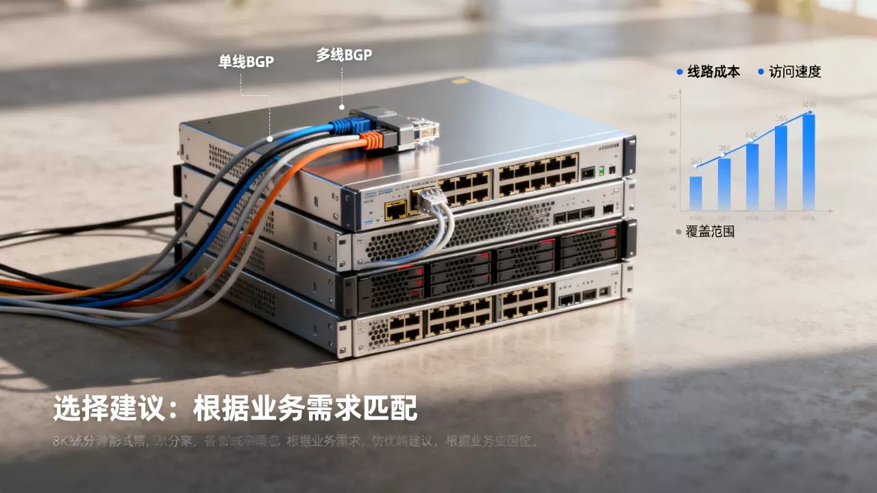 贵阳单线与多线BGP服务器租用为什么有价差，该如何选择更划算