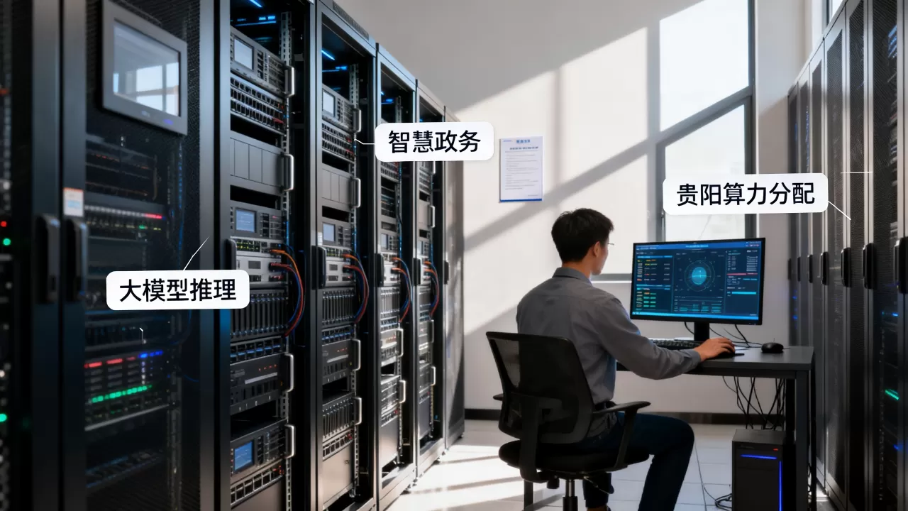智慧政务项目大模型推理在贵阳怎么安排算力，贵阳大模型算力分配方案？