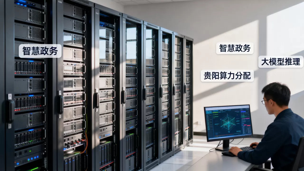 智慧政务项目大模型推理在贵阳怎么安排算力，贵阳大模型算力分配方案？