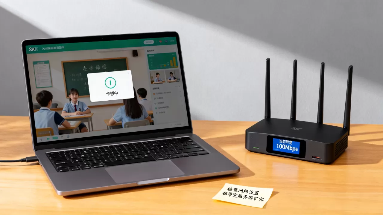 北京在线课堂卡顿怎么解决？租带宽服务器扩容有用吗？
