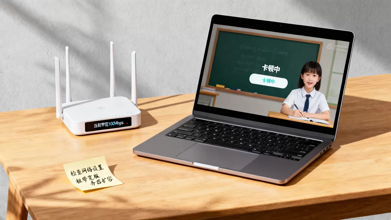 北京在线课堂卡顿怎么解决？租带宽服务器扩容有用吗？