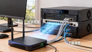 下载站使用共享带宽到底行不行得通呢，共享带宽对下载速度有影响吗