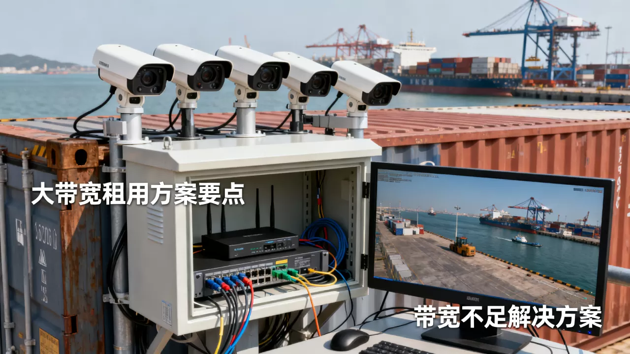 青岛港口视频监控回传大带宽租用方案怎么选,港口监控视频回传带宽不够怎么办 青岛港口视频监控回传大带宽租用方案怎么选,港口监控视频回传带宽不够怎么办