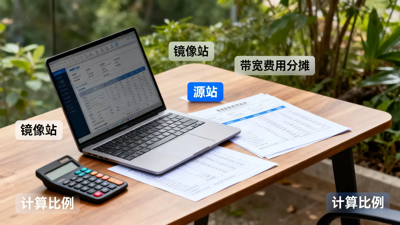 镜像站和源站的带宽费用怎么分摊,如何计算分摊比例 镜像站和源站的带宽费用怎么分摊,如何计算分摊比例