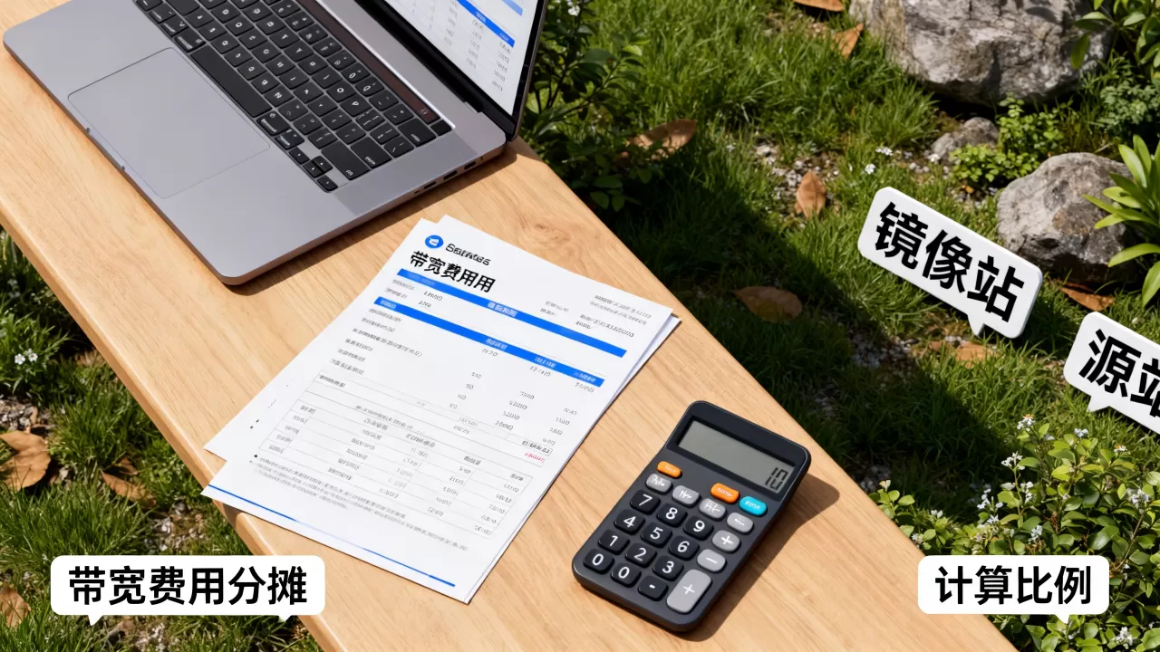 镜像站和源站的带宽费用怎么分摊,如何计算分摊比例 镜像站和源站的带宽费用怎么分摊,如何计算分摊比例