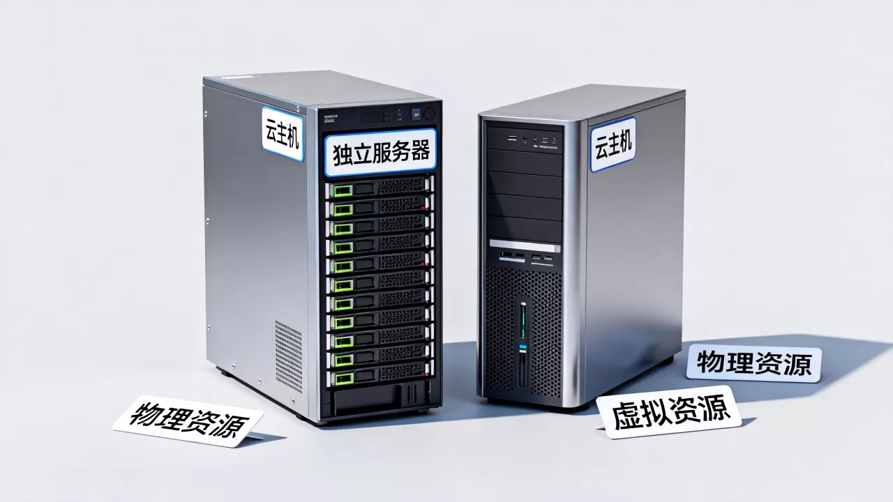 青岛独立服务器和云主机有什么区别 青岛独立服务器和云主机有什么区别