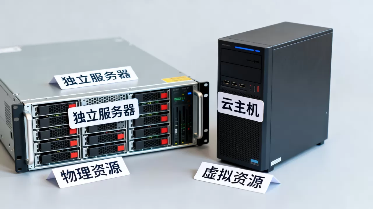 青岛独立服务器和云主机有什么区别 青岛独立服务器和云主机有什么区别