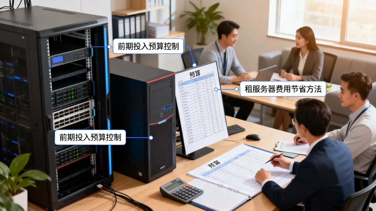 南京企业首次租服务器前期投入预算怎么控？租服务器费用如何节省